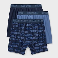 Men's Buck Naked Boxer Briefs 3-Pack