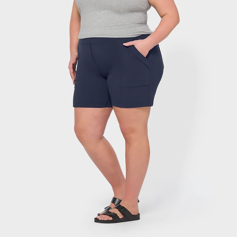 Women's Plus NoGA Work Hi-Rise Shorts