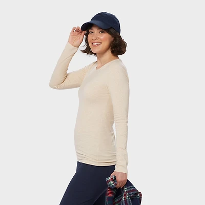 Women's No-Yank Long Sleeve Scoopneck T-Shirt