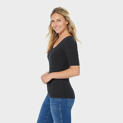 Women's No-Yank Sweater Protector Elbow Sleeve Tee