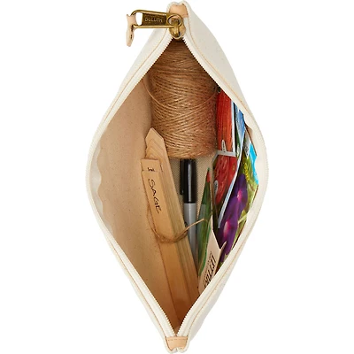 Canvas Embroidered Pouch