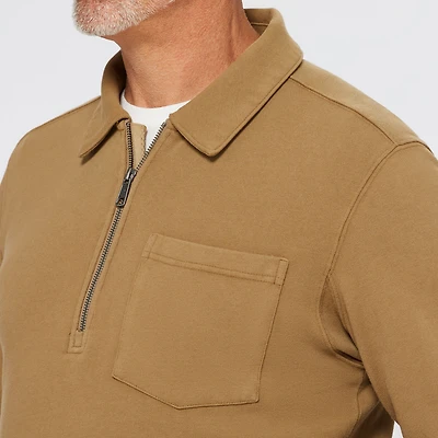 Men's Rugby Knit 1/2 Zip Pullover