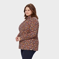 Women's Plus Free Swingin' Flannel Shirt