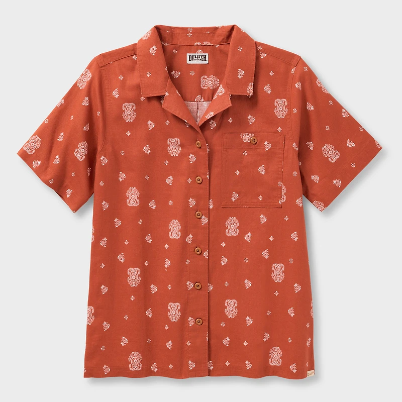 Women's Plus Artisan Hemp Camp Shirt