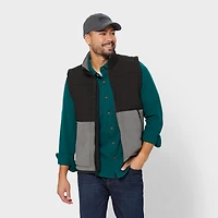 Men's Bear Hide Fleece Vest