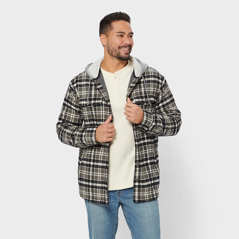 Men's Flapjack Relaxed Fit Hooded Shirt Jac