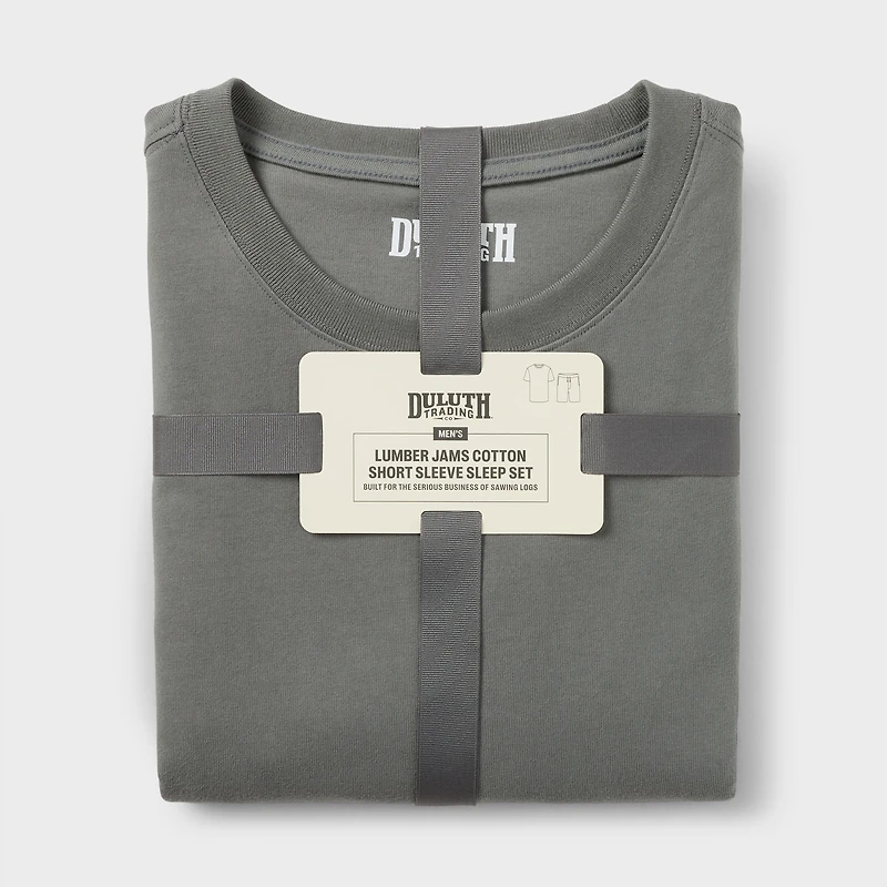 Men's Lumber Jams Cotton Short Sleeve Sleep Set