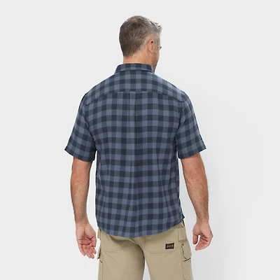 Men's Seawool Lightweight Flannel Short Sleeve Shirt