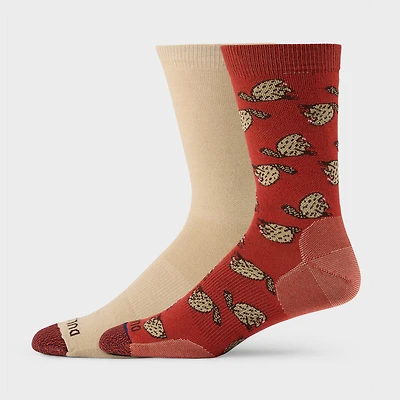 Men's Stay-Put Lightweight Crew Socks 2 Pack
