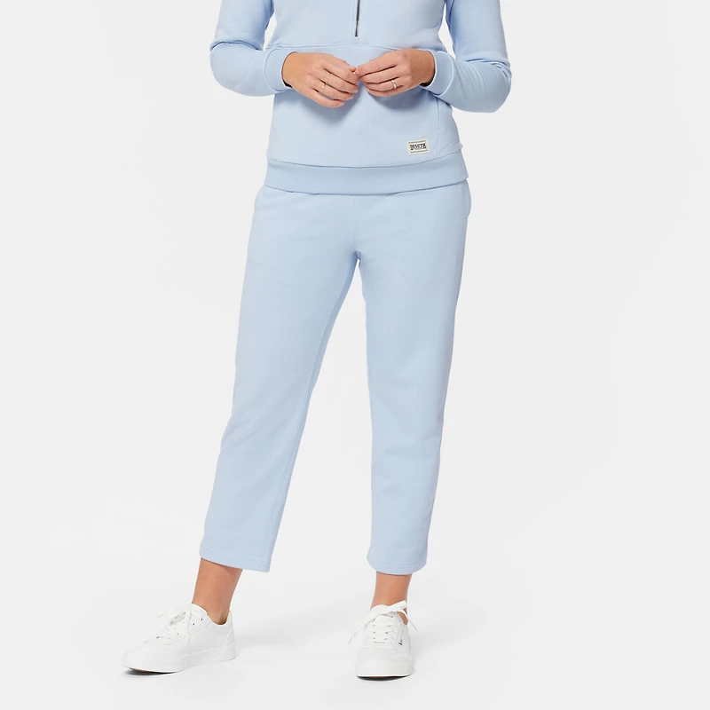 Women's Lazy French Terry Capris