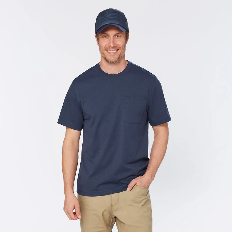 Men's 40 Grit Standard Fit Short Sleeve Pocket Tee