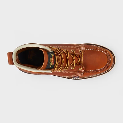 Men's Thorogood 6" Soft Toe Moc-Toe Boots