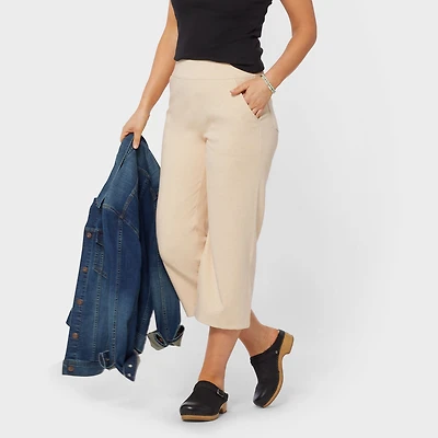 Women's NoGA Naturale Cotton Wide Leg Capris