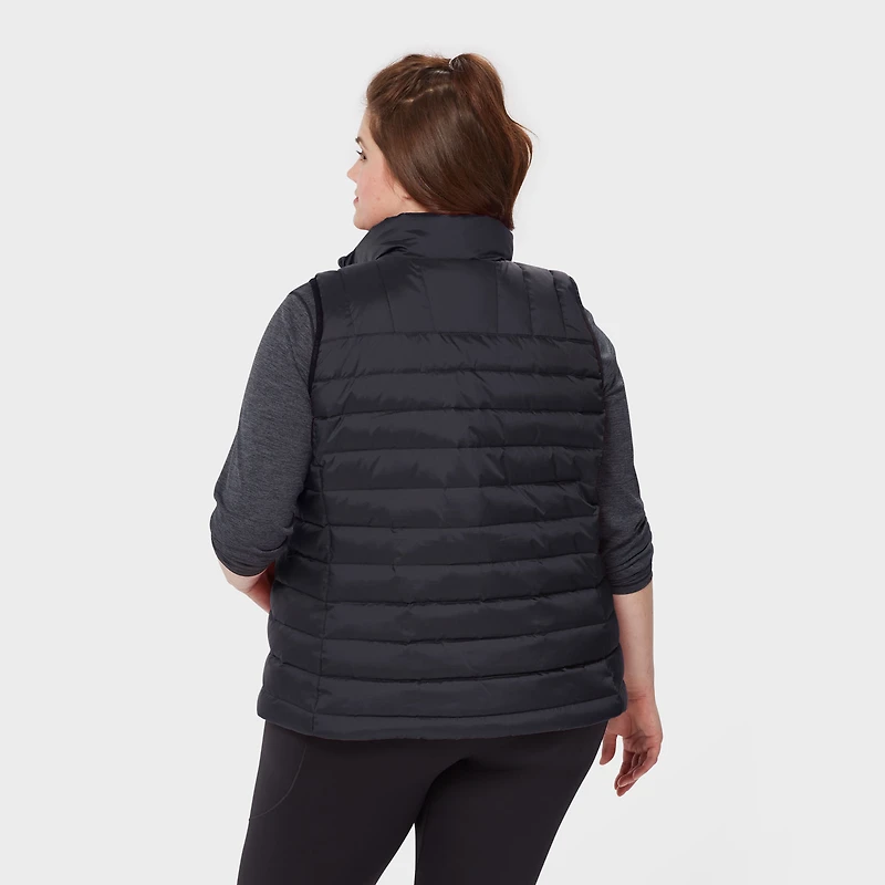 Women's Plus AKHG Puffin Mock Vest