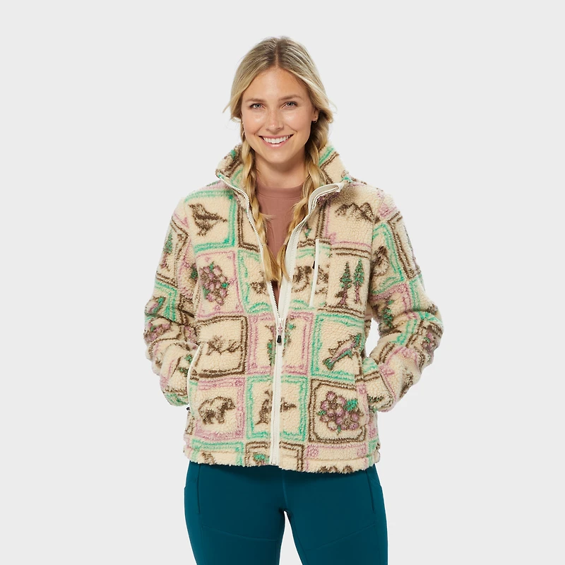 Women's AKHG Kindler Pile Fleece Full Zip Jacket