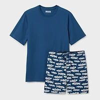 Men's Lumber Jams Cotton Short Sleeve Sleep Set