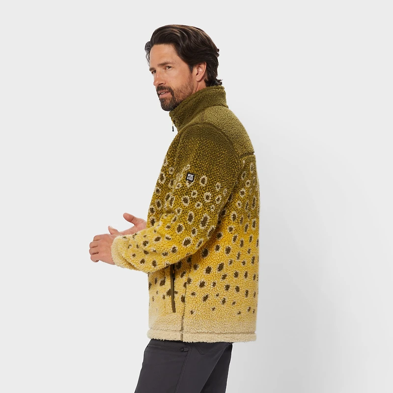 Men's AKHG Kindler Pile Fleece Full Zip Jacket