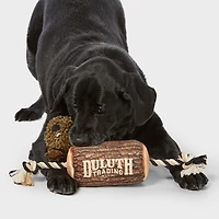 Angry Beaver on a Log 2-in-1 Dog Toy