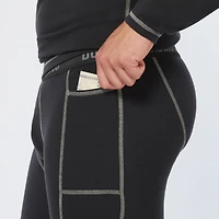 Men's Wickerino Wool Base Layer Leggings With Pockets