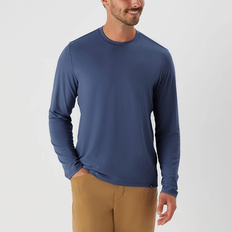 Men's AKHG Renew Bamboo Long Sleeve Crew