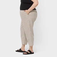 Women's Plus Overeasy Lightweight Hemp Capris