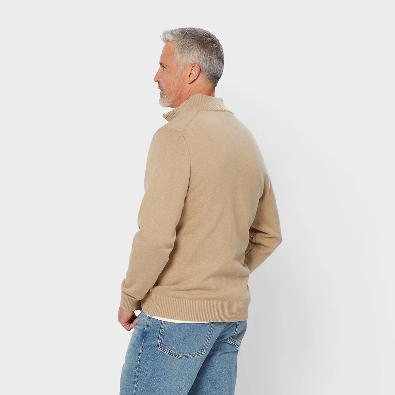 Men's Strongarm 1/4 Zip Mock Sweater