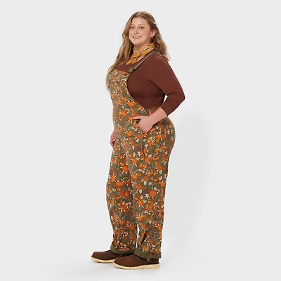 Women's Plus Heirloom Gardening Lined Bib Overalls