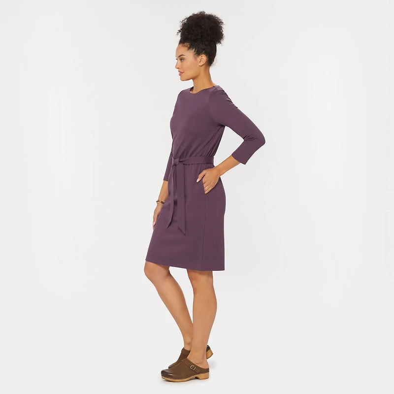 Women's Ponte Pro Knit 3/4 Sleeve Dress