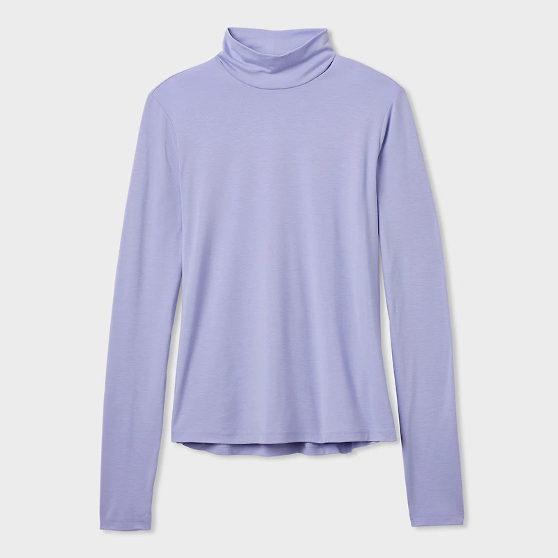 Women's AKHG Renew Bamboo Long Sleeve Mock