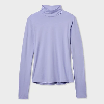 Women's AKHG Renew Bamboo Long Sleeve Mock