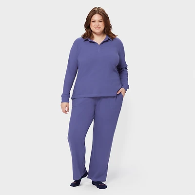 Women's Plus Dang Soft Rib Sleep Set