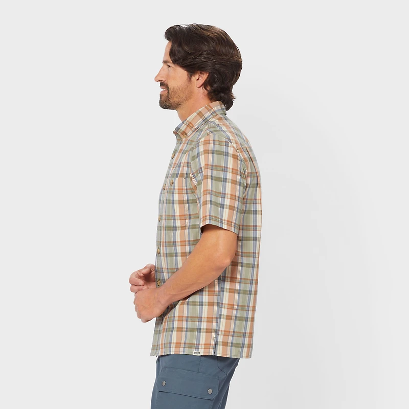 Men's BBQ Slim Fit Short Sleeve Shirt