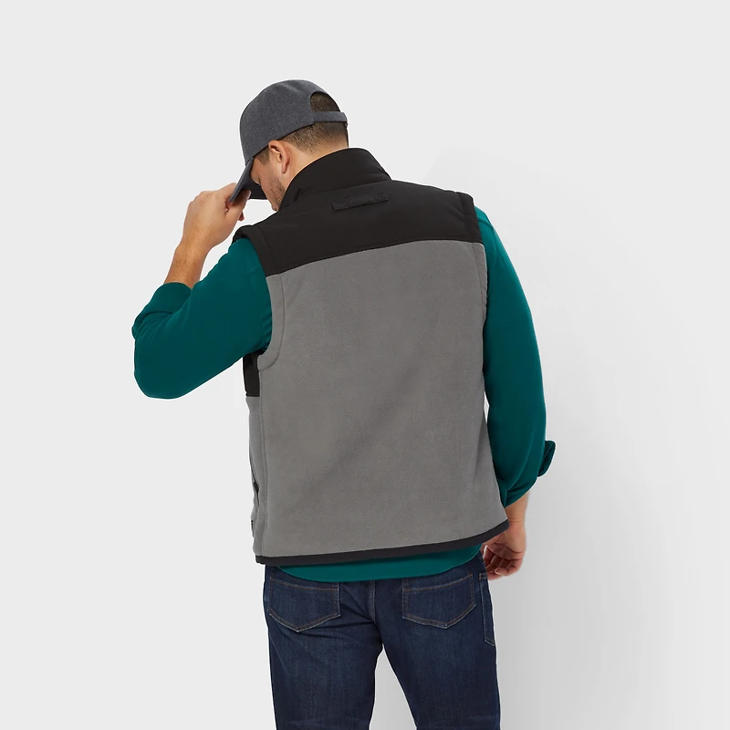 Men's Bear Hide Fleece Vest
