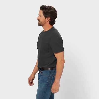 Men's Longtail T Slim Fit SS Crew with Pocket