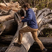 Men's AKHG Graveltec Standard Fit Full Zip Mock