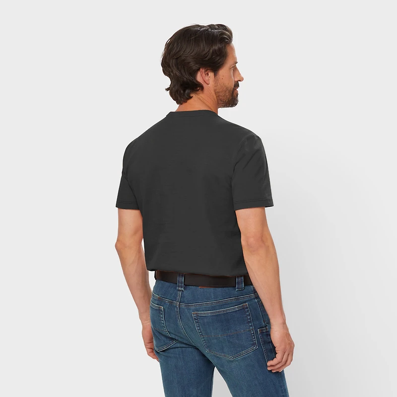 Men's Longtail T Slim Fit SS Crew with Pocket