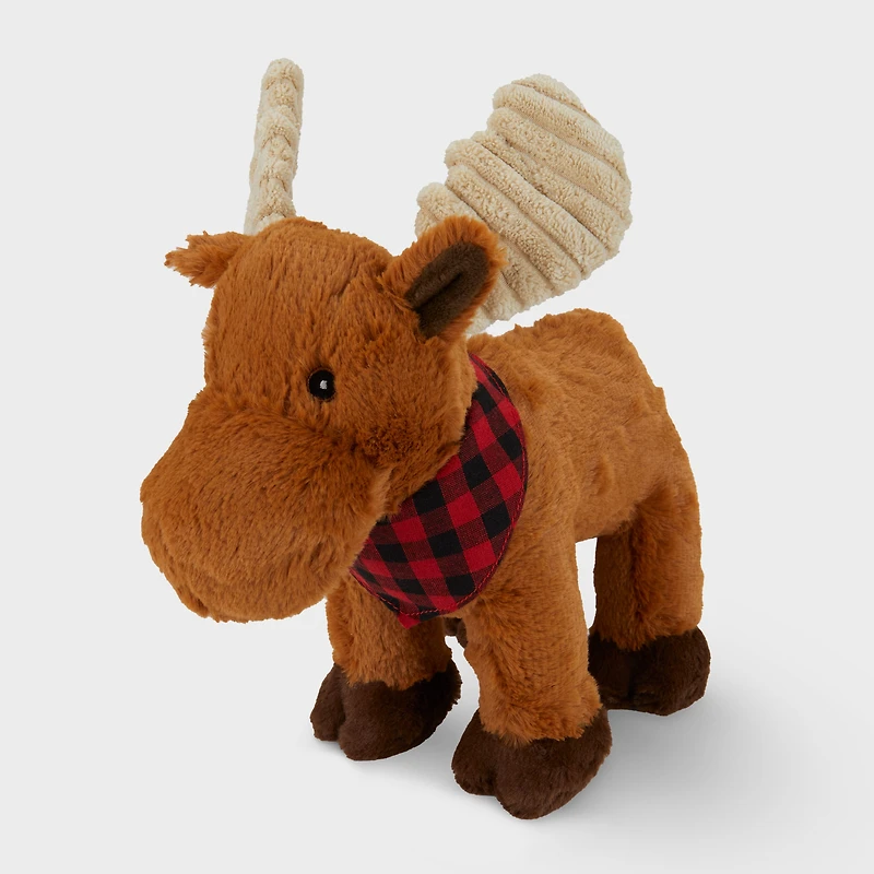 Tall Tails Plush Moose Adventure Dog Toy
