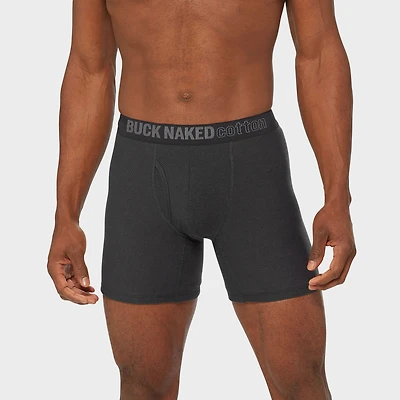 Men's Buck Naked Cotton Boxer Briefs