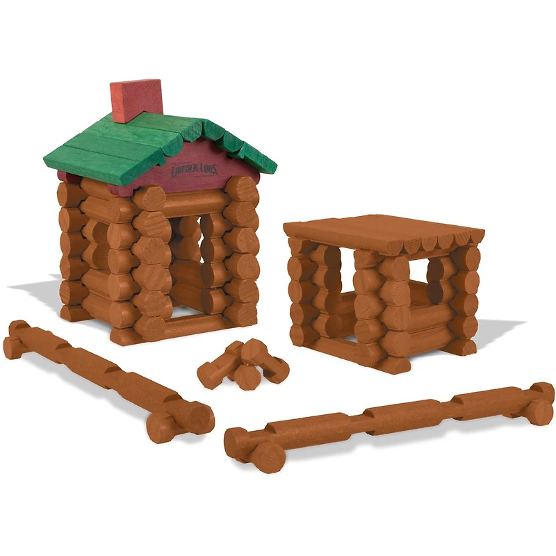Lincoln Logs 100th Anniversary Tin 111 Pieces
