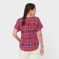 Women's Indigo Twill SS Shirt