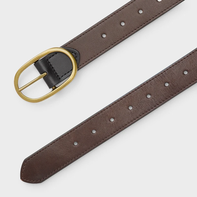 Women's Lifetime Leather Reversible Belt