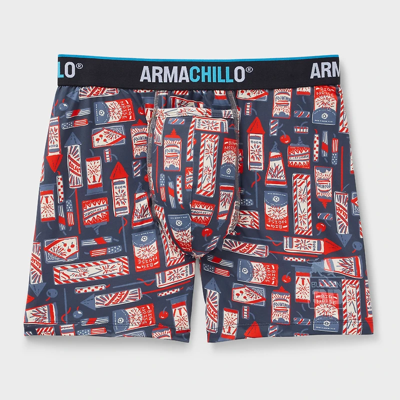 Men's Armachillo Pattern Bullpen 3D Boxer Briefs