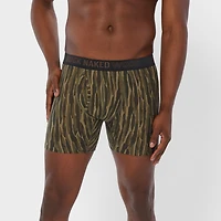 Men's Buck Naked Wood Pattern Boxer Briefs