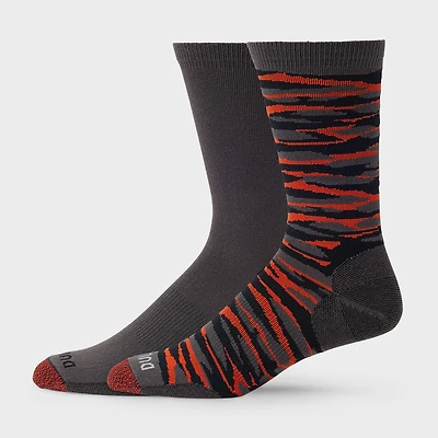 Men's Stay-Put Lightweight Crew Socks 2 Pack