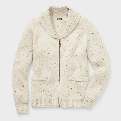 Women's Woolpaca Zip-Front Jacquard Cardigan