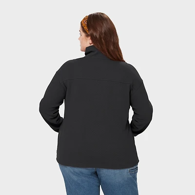 Women's Plus AirLoc Quilted Funnelneck