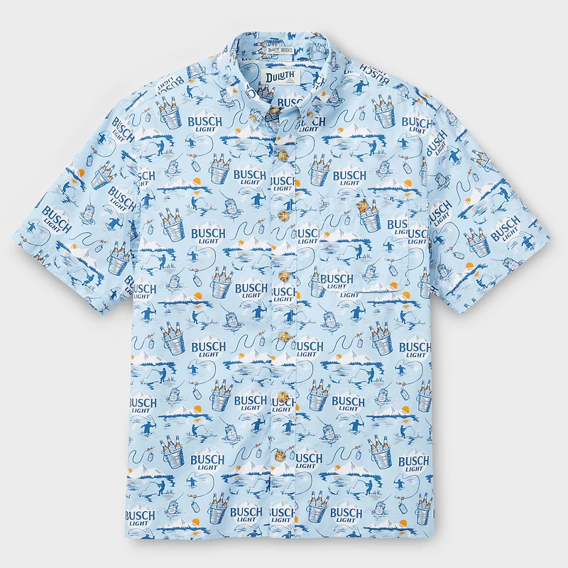 Men's BBQ Slim Fit Short Sleeve Shirt