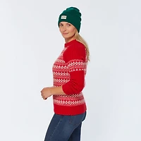 Women's Woolpaca Jacquard Crew Sweater