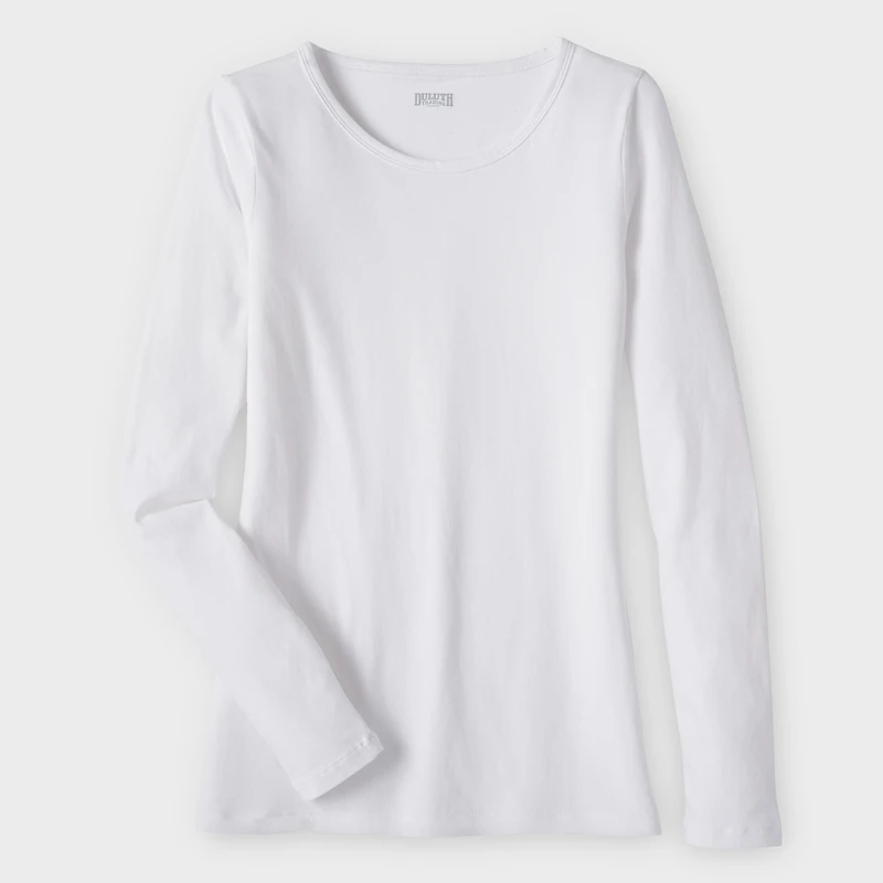 Women's No-Yank Long Sleeve Scoopneck T-Shirt