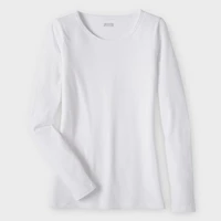Women's No-Yank Long Sleeve Scoopneck T-Shirt